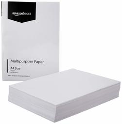 AmazonBasics 70 GSM A4 Multi-purpose Copier Paper (1 Ream, 500 sheets)