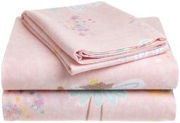 Pike Street 135-Gram Printed Flannel Twin Sheet Set, Fairies