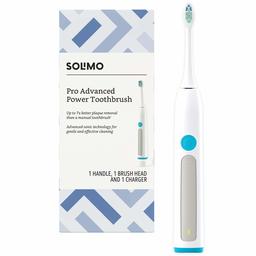 Amazon Brand - Solimo Pro Advanced Rechargeable Power Toothbrush with Charger