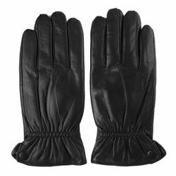 Winter 100% Leather Warm Lined Driving Motorcycle Dress Gloves For Men and Women 3 Size Black