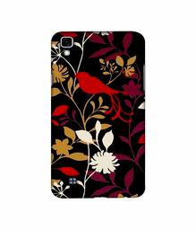 Amazon Brand - Solimo Designer Flower Bunch Pain On Cloth 3D Printed Hard Back Case Mobile Cover for LG X Power