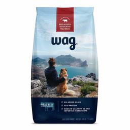 Amazon Brand - Wag Dry Dog Food Beef & Lentil Recipe with Wild Boar (30 lb. Bag)