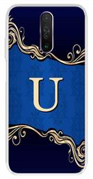 Amazon Brand - Solimo Designer Multicolor Blue Pattern Alphabet-U Printed Soft Back Case Mobile Cover for Poco X2 / Xiaomi Redmi K30