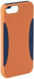 AmazonBasics - Carcasa para iPhone 5 y 5S (policarbonato y silicona), color naranja y azul