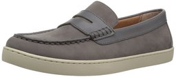 206 Collective Men's Seabeck Boat/Penny Loafer on Cupsole Sneaker, Gray Nubuck, 9.5 D US