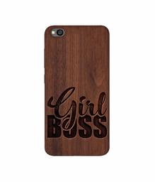 Amazon Brand - Solimo Designer Girl Boss On Wood 3D Printed Hard Back Case Mobile Cover for Xiaomi Redmi Go