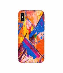 Amazon Brand - Solimo Designer Barfi Shape Multicolor Texture 3D Printed Hard Back Case Mobile Cover for Apple iPhone Xs Max