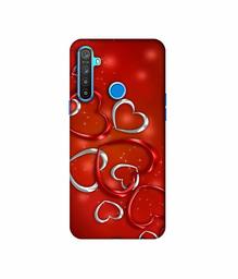 Amazon Brand - Solimo Designer Hearts 3D Printed Hard Back Case Mobile Cover for Realme 5 / Realme 5s / Realme 5i