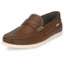 Stanton Men's Tan Loafers-11 UK (45 EU) (12 US) (FK/YT905/TAN)