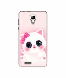 Amazon Brand - Solimo Designer Babby Kitty UV Printed Soft Back Case Mobile Cover for Micromax Bolt Selfie Q424