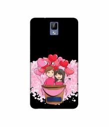 Amazon Brand - Solimo Designer Boy and Girl UV Printed Soft Back Case Mobile Cover for Gionee P7 Max