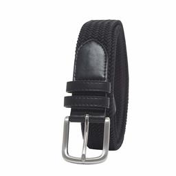 Amazon Essentials Homme Stretch Woven Braid Belt Ceinture Not Applicable, Noir (Black), (Taille fabricant: 50)