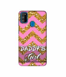 Amazon Brand - Solimo Designer Daddy's Girl 3D Printed Hard Back Case Mobile Cover for Samsung Galaxy M21 / M30s