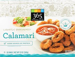 365 EVERYDAY VALUE Lightly Breaded Calamari, 12 OZ