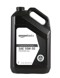 AmazonBasics Conventional Motor Oil, 10W-30, 5 Quart