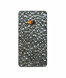 Amazon Brand - Solimo Designer Foil Paper Texture 3D Printed Hard Back Case Mobile Cover for Microsoft Lumia 535