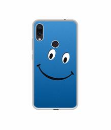 Amazon Brand - Solimo Designer Happy UV Printed Soft Back Case Mobile Cover for Mi Redmi Note 7 / Note 7S / Note 7 Pro