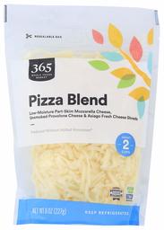 365 Everyday Value, Blend Pizza Shredded, 8 Ounce