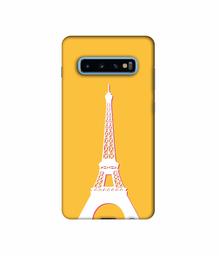 Amazon Brand - Solimo Designer Eiffel Tower 3D Printed Hard Back Case Mobile Cover for Samsung Galaxy S10 Plus