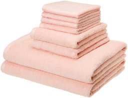 AmazonBasics Quick-Dry, Luxurious, Soft, 100% Cotton Bath Towels