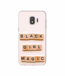 Amazon Brand - Solimo Designer Black Girl Magic 3D Printed Hard Back Case Mobile Cover for Samsung Galaxy J2 Core