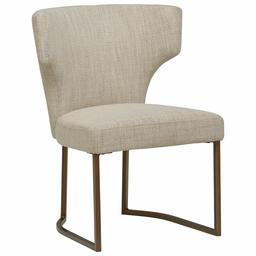 Amazon Brand – Rivet Dunford Modern Kitchen Dining Chair, 33 Inch Height, Ivory