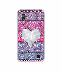 Amazon Brand - Solimo Designer Stone Heart UV Printed Soft Back Case Mobile Cover for Infocus M370i