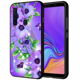 Amazon Brand - Solimo Designer Floral Printed Hard Back Case Mobile Cover for Samsung Galaxy A9 (D1151)