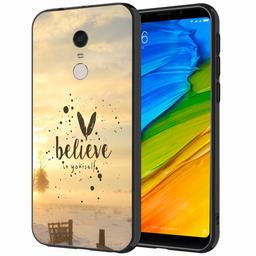 Amazon Brand - Solimo Designer Believe Printed Hard Back Case Mobile Cover for Xiaomi Redmi 5 (D1232)