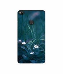 Amazon Brand - Solimo Designer White Flower UV Printed Soft Back Case Mobile Cover for Mi Max 2