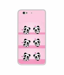 Amazon Brand - Solimo Designer Panda Pattern UV Printed Soft Back Case Mobile Cover for Gionee S6