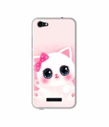 Amazon Brand - Solimo Designer Babby Kitty UV Printed Soft Back Case Mobile Cover for Lava Z61