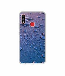 Amazon Brand - Solimo Designer Water Drops UV Printed Soft Back Case Mobile Cover for Infinix Hot 7 pro