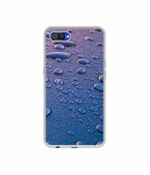 Amazon Brand - Solimo Designer Water Drops UV Printed Soft Back Case Mobile Cover for Realme C2