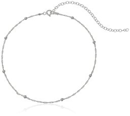 [Find] Amazon Collection Sterling Silver 1.5 mm supa-kurutye-n, 3 mm bi-zutyo-ka-nekkuresu, 12 