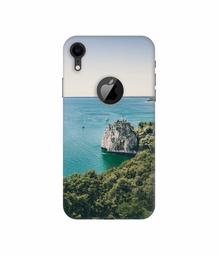 Amazon Brand - Solimo Designer Sea View 3D Printed Hard Back Case Mobile Cover for Apple iPhone XR (Logo Cut)