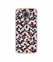 Amazon Brand - Solimo Designer Unicorn Texture UV Printed Soft Back Case Mobile Cover for Motorola Moto E5 Plus