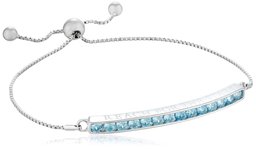 [Find] Amazon Collection Sterling Silver Cubic Zirconia Reach Stars Adjustable Slider Bracelet