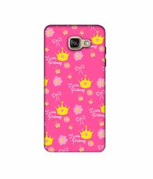 Amazon Brand - Solimo Designer Little Princess Pattern 3D Printed Hard Back Case Mobile Cover for Samsung Galaxy A5 (2016)