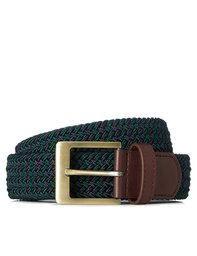 find. Standard Men's Webbed Stretch Belt, Multicolor (Navy/khaki), M