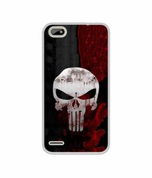 Amazon Brand - Solimo Designer Punisher Skull UV Printed Soft Back Case Mobile Cover for Itel A22 Pro