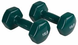 (Renewed) AmazonBasics Vinyl 4 Pound Dumbbells - Set of 2, Pink