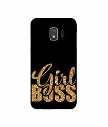 Amazon Brand - Solimo Designer Sparkle Girl Boss 3D Printed Hard Back Case Mobile Cover for Samsung Galaxy J2 Core