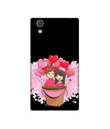 Amazon Brand - Solimo Designer Boy and Girl UV Printed Soft Back Case Mobile Cover for Sony Xperia R1 Plus