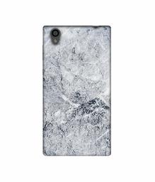 Amazon Brand - Solimo Designer Grayish Marble 3D Printed Hard Back Case Mobile Cover for Sony Xperia L1