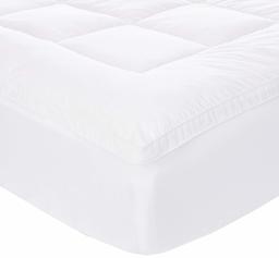 AmazonBasics Down-Alternative Gusseted Mattress Topper