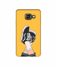 Amazon Brand - Solimo Designer Boy Shoes Pattern 3D Printed Hard Back Case Mobile Cover for Samsung Galaxy A3 (2016)