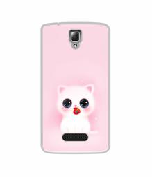 Amazon Brand - Solimo Designer Kitty UV Printed Soft Back Case Mobile Cover for Lenovo A2010