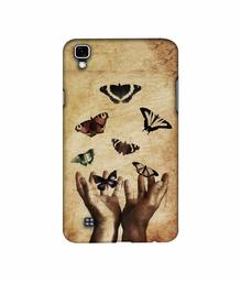 Amazon Brand - Solimo Designer Butterflies 3D Printed Hard Back Case Mobile Cover for LG X Power