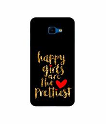 Amazon Brand - Solimo Designer Happy Girls are The Prettiest 3D Printed Hard Back Case Mobile Cover for Samsung Galaxy J4 Core